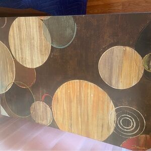 Abstract Circle wood wall Art